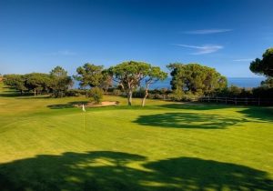 golf course with ocean view