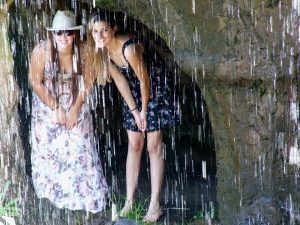 Sheltering from the rain, Algarve, Portugal