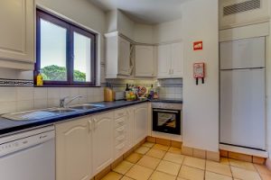 Kitchen in Pine Cliffs Apartment