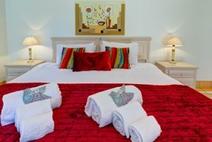 Bedroom in Pine Cliffs Apartment