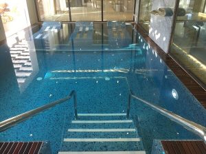 Serenity Spa pool at Pine Cliffs Resort